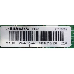 MAIN / SAMSUNG BN94-09124Z / BN41-02353B / BN97-10806A / PARTE SUSTITUTA BN94-08238U / PANEL CY-GJ048BGLV9H / MODELO UN48J5500AFXZA VS04