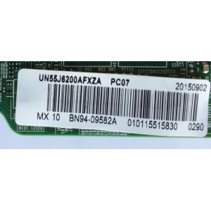 MAIN PARA TV SAMSUNG / NUMERO DE PARTE BN94-09582A / BN41-02245A / BN97-09756Z / PANEL CY-DF550CSLV4H / MODELOS UN55J6200 / UN55J6200AFXZA US02 / UN55J6200AFXZA UD02 / UN55J6201AFXZA QS01