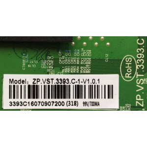 MAIN / FUENTE / (COMBO) / PROSCAN 3393C1607 / ZP.VST.3393.C-1-V1 / ZP.VST.3393.C / MODELO PLDED5069 / PANEL V500HJ1-PE8 REV. C7	