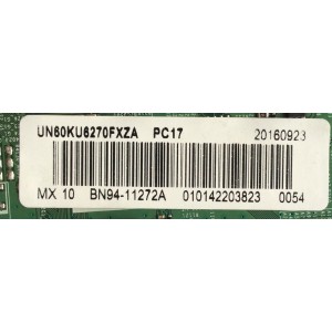 MAIN PARA TV SAMSUNG / NUMERO DE PARTE BN94-11272A / BN41-02528A / BN97-10660B / PANEL CY-GK060HGSV2H / MODELO UN60KU6270 / UN60KU6270FXZA EA01