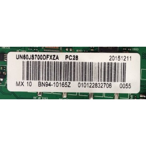 MAIN / SAMSUNG BN94-10165Z / BN41-02344D / BN97-10061R / MODELO UN60KU6270FXZA EA01 / PANEL CY-TJ060HGSV3H	