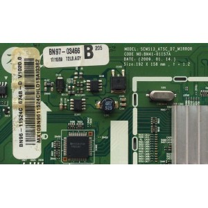 MAIN / SAMSUNG BN96-11524C / BN41-01157A / BN97-03466B / MODELO LN32B460B2DXZA / PANEL LTF320AP06-B19	