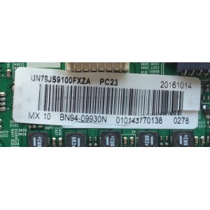 MAIN / SAMSUNG BN94-09930N / BN41-02328C / BN97-10240F / PANEL CY-XJ078FLLV1H / MODELO UN78JS9100FXZA TS01