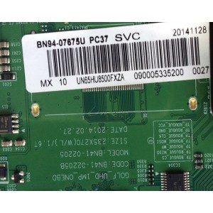 MAIN / SAMSUNG BN94-07675U / BN41-02205B / BN97-08312P / MODELO UN65HU8500FXZA TS01 / PANEL CY-KH065FSLV1H	
