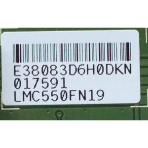 T-CON / SCEPTRE LJ92-38083D / 38083D / 16Y_BGU11BPCMTA4V0.1 / MODELO U55 SEIV58CD /  PTV55174KILED / CME55N99 PANEL'S LSC550FW19 / LSC550FN18	