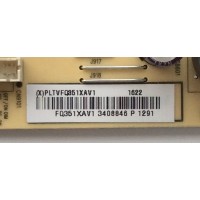 FUENTE DE PODER / SHARP PLTVFQ351XAV1 / PLTVFQ351XAV1 1622 / 715G6934-P01-005-003M / PANEL´S TPT430H3-HVN01.U REV:S271F / TPT430H3-HVN01.U REV:S081B / MODELO LC-43LB481U