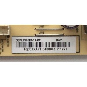 FUENTE DE PODER / SHARP PLTVFQ351XAV1 / PLTVFQ351XAV1 1622 / 715G6934-P01-005-003M / PANEL´S TPT430H3-HVN01.U REV:S271F / TPT430H3-HVN01.U REV:S081B / MODELO LC-43LB481U