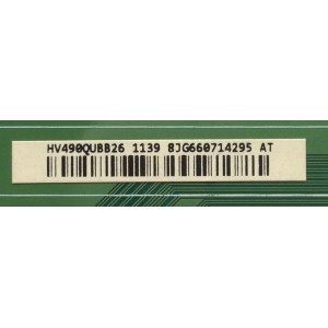 T-CON PARA TV LG / NUMERO DE PARTE HV490QUBB26 / 47-6021086 / HV490QUB / PANEL NC490DGE-ABEX3 / MODELOS 49UH6100-UH / 49UH6100-UH.BUSFLOR / 49UH6090-UJ / 49UH6090-UJ.BUSFLOR / 49UH610A-UJ / 49UH610A-UJ.BUSFLOR / 49UH6030-UD / 49UH6030-UD.BUSFLOR