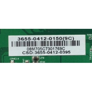 MAIN / VIZIO 3655-0412-0150 / 0171-2272-4309 / MODELO M550SL LAQKMCAN / PANEL LC550EUA(AE)(R1)	