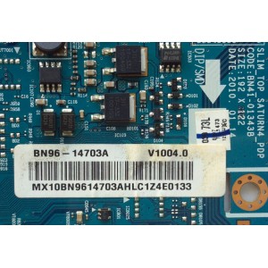 MAIN / SAMSUNG BN96-14703A / BN41-01343B / BN97-03973L / MODELO PN42C430A1DXZA / PANEL S42AX-YB09 / S42AX-YD13	