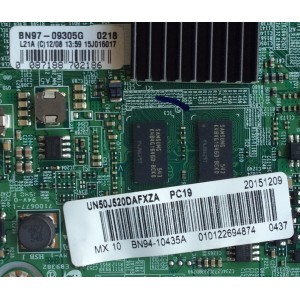 MAIN / SAMSUNG BN94-10435A / BN41-02307B / BN97-09305G / MODELO UN50J520DAFXZA DD02 / PANEL CY-JJ050BGAV1V	