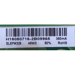 MAIN / FUENTE / (COMBO) / ELEMENT H16050716 / 3200188017 / TP.MS3393T.PB758 / MODELO ELEFW328 LE-32GJL4-B3 / PANEL BOEI320WX1-01	