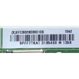 MAIN / SONY 756TXFCB02K0360 / XFCB02K0360 / XFCB02K036010X / 715G7203-M01-001-004T / MODELO KDL-32R300C / PANEL TPT315B5-DXJSFE REV:SE1N	