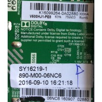 MAIN / FUENTE / (COMBO) ELEMENT K16099264 / SY16219-4 / 890-M00-06NC6 / TP.MS3393.PB801 / MODELO ELEFW5016 / PANEL V500HJ1-PE8	