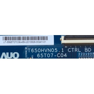 T-CON / SAMSUNG BN96-28894A / 5565T07C06 / 55.65T07.C06 / 65T07-C04 / T550HVN05.1 / MODELO UN65EH6000FXZA YH02 / UN65J620DAFXZA AH01 / UN65J6200AFXZA AH01 / UN65H6203AFXZA MH01 / UN65FH6001FXZA MH01 / PANEL CY-DF500BGMV1H	