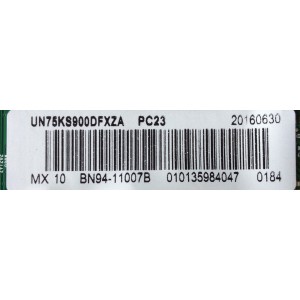 MAIN / SAMSUNG BN94-11007B / BN41-02505A / BN97-10676T / MODELO UN75KS900DFXZA FA01 / PANEL CY-QK075FLLV2H	