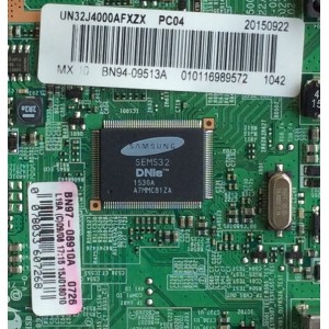 MAIN / SAMSUNG BN94-09513A / BN41-02357A / BN97-08910A / PARTE SUSTITUTA (SKU 7451 / BN94-07830G) / PANEL CY-JJ032AGEV1H / MODELOS UN32J4000AFXZA ED02 / UN32J4000AFXZX ED02 / UN32J4000AFXZA LF05