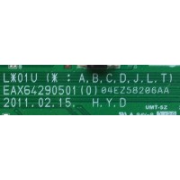 MAIN / LG EBR73308815 / EAX64290501(0) / MODELO 42LK430-UA.CWMYLH / PANEL LC420WUE(SC)(A2)	