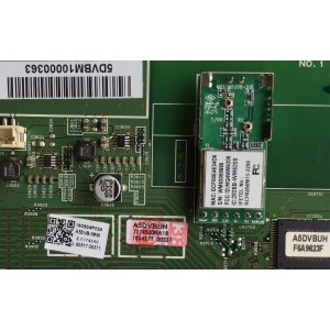 MAIN / MAGNAVOX A5DVBUH / BA5DVGG0201 2 / A5DVB-MMA / MODELO 43MV346X/F7 / PANEL U4DV3XH	
