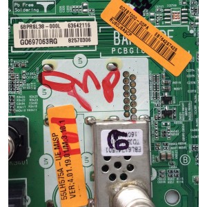 MAIN / LG EBT64297426 / 63642116 / EAX66851605 (1.0) / PANEL NC550DUE-VCCP3 / MODELOS 55LH575A-UE / 55LH575A-UE BUSCLOR