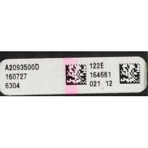 MAIN PARA TV SONY BRAVIA / NUMERO DE PARTE A2093500D 122 / 1-980-334-12 / 173587012 / A-2093-500-D 122 / PARTES SUSTITUTAS A2093500C / A2093500E / A2093502E / PANEL / DISPLAY NS6F480DND01 / DISPLAY LSY480HN02-D01 / MODELO KDL-48W650D