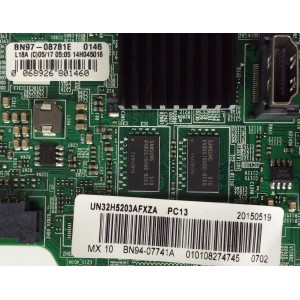 MAIN / SAMSUNG BN94-07741A / BN97-08781E / BN41-02245A / MODELO UN32H5203AFXZA TS01 / PANEL CY-DF320BGLV1H	