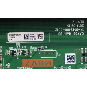MAIN / VIZIO Y8386690B / 1P-0149J00-6012 / 0160CAP09E00 / 690B / MODELO M80-C3 LFTRSXAR / PANEL S800FUA-1	