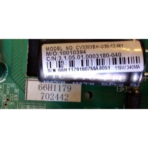 MAIN / FUENTE / (COMBO) / PROSCAN 66H1179 / CV3393BH-U39 / MODELO PLDED4017 / PANEL LSC400HN02-803	