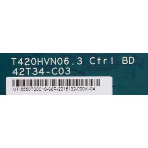 T-CON / VIZIO 55.50T20.C18 / 5550T20C18 / T420HVN06.3 CTRL BD / 42T34-C03 / MODELO E50-C1 LTCWSKER	