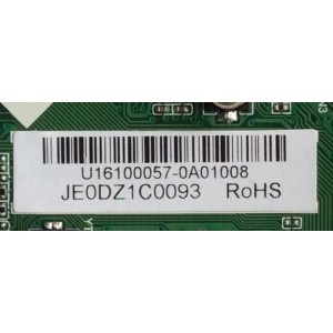 MAIN / RCA U16100057 / T.MS3393.81 / AE0010603 / JEODZ1C0093-12V / MODELO RLED6090