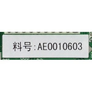 MAIN / RCA U16100057 / T.MS3393.81 / AE0010603 / JEODZ1C0093-12V / MODELO RLED6090