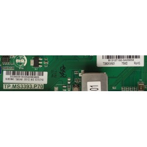 MAIN / FUENTE (COMBO) / INSIGNIA B13127192 / TP.MS3393.P70 / 5539S051E / MODELO NS-39D310NA15 / PANEL T390XVN01	