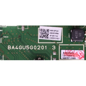 MAIN / EMERSON A4G25MMA-003 / A4G25UH / BA4GU5G0201 3 / MODELO LF401EM5 DS1 / PANEL U4A20XH	