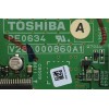 MAIN / TOSHIBA 75012675 / V28A000860A1 / PE0634A / MODELO 42RV535U / PANEL V420H1-L13 REV C1	