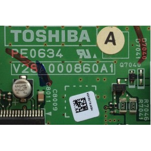 MAIN / TOSHIBA 75012675 / V28A000860A1 / PE0634A / MODELO 42RV535U / PANEL V420H1-L13 REV C1	