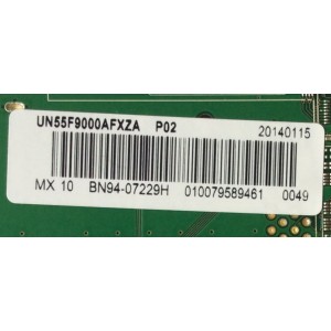 MAIN / SAMSUNG BN94-07229H / BN41-01950C / BN97-07631A / MODELO UN55F9000AFXZA US03 / PANEL CY-KF550FSLV2H-FW03	