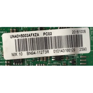 MAIN / SAMSUNG BN94-11273R / BN41-02263A / BN97-10691B / PANEL CY-DH040BGNV2H / MODELOS UN40H5003AFXZC / UN40H5003AFXZA IF08