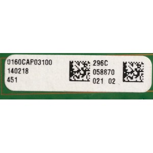 MAIN / VIZIO 0160CAP3100 296C / 0160CAP3100 / 1P-013CJ00-2011	