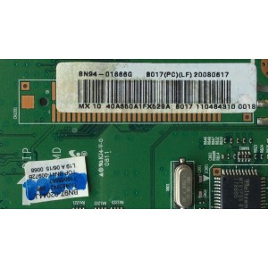 MAIN / SAMSUNG BN94-01666G / BN41-00972B / BN97-02044J / SUSTITUTAS BN94-01666C / BN94-01666U / BN94-01666S / BN94-01666M / PANEL LTF400HC01-A02 / MODELO LN40A650A1FXZA  