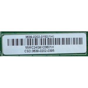 MAIN FUENTE (COMBO) PARA TV VIZIO / NUMERO DE PARTE 3639-0202-0150 / 0171-2271-6171 / 3639-0202-0395 / PANEL T390XVN01.0 / MODELOS D39H-D0 LAUAUICS / D39H-D0 LAUAUIDS / D39H-D0 LAUAUIES