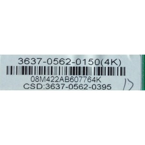 MAIN / VIZIO 3637-0562-0150 / 0171-2271-3274 / SUSTITUTA 3647-0432-0150 / MODELO E370VL LAUKHJAL / PANEL LC370WUG(SC)(R1)	