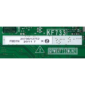 MAIN / SHARP DKEYMF733FM01N / DKEYMF733FM01 / QPWBXF733WJN2 / KF733 / FM01N / PANEL LK460D3GW80Z / MODELOS LC-46LE830U / LC-52LE830U / LC-40LE830U