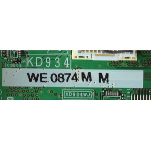 MAIN / SHARP DUNTKD934FM08-V1 / XD934WJ / KD934 / MODELO LC-60C52U / PANEL LK520D3LZ10R	