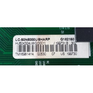 MAIN / SHARP 199731 / RSAG7.820.6591/ROH / 199730 / HU50K324UWG(0001) / G162150 / PARTE SUSTITUTA 203877 / PANEL HD500DU-B52(110)\XP\GM\ROH / MODELO LC-50N6000U