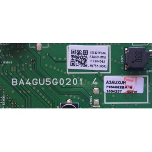 MAIN / MAGNAVOX A3AUXMMA-001 / A3AUXUH / BA4GU5G0201 4 / A3AUX-MMA / MODELO 50ME313V/F7 A DS4 / PANEL U3AU5XH	