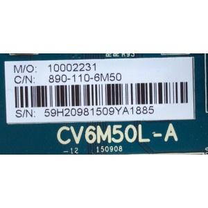 TARJETA INTERFACE / PANASONIC 890-110-6M50 / SY15272 / 59H2098 / CV6M50L-A / CV6M50L-A-12 / 890-110-6M50 / MODELO TC-50CX400U	