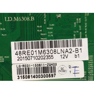 MAIN / RCA 48RE01M6308LNA2-A1 / LD.M6308.B / MODELO SLD48G45RQ / PANEL LSC480HF02	