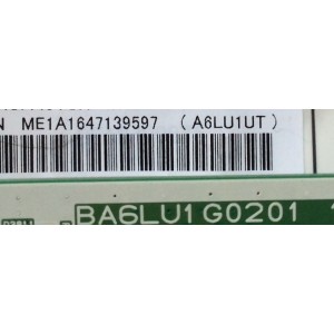 MAIN / MAGNAVOX A6LU1UT / BA6LU1G0201 1 / MODELO 50MV336X/F7 / PANEL U6AU0XT	