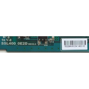 LED DRIVER / PHILISP LJ97-00229A / 00229A / SSL400_0E2D / MODELO 40PFL4707/F7 / PANEL LTA400HM21	