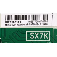 MAIN / HITACHI M8-SX7VQ04-MA200AA / V8-SX70001-LF1V408 / 40-SX7KNA-MAG4HG / MODELO 65R8	